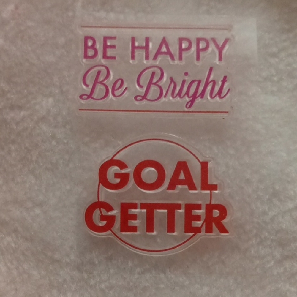 Inspirational Home Design Stamps - Red and Pink